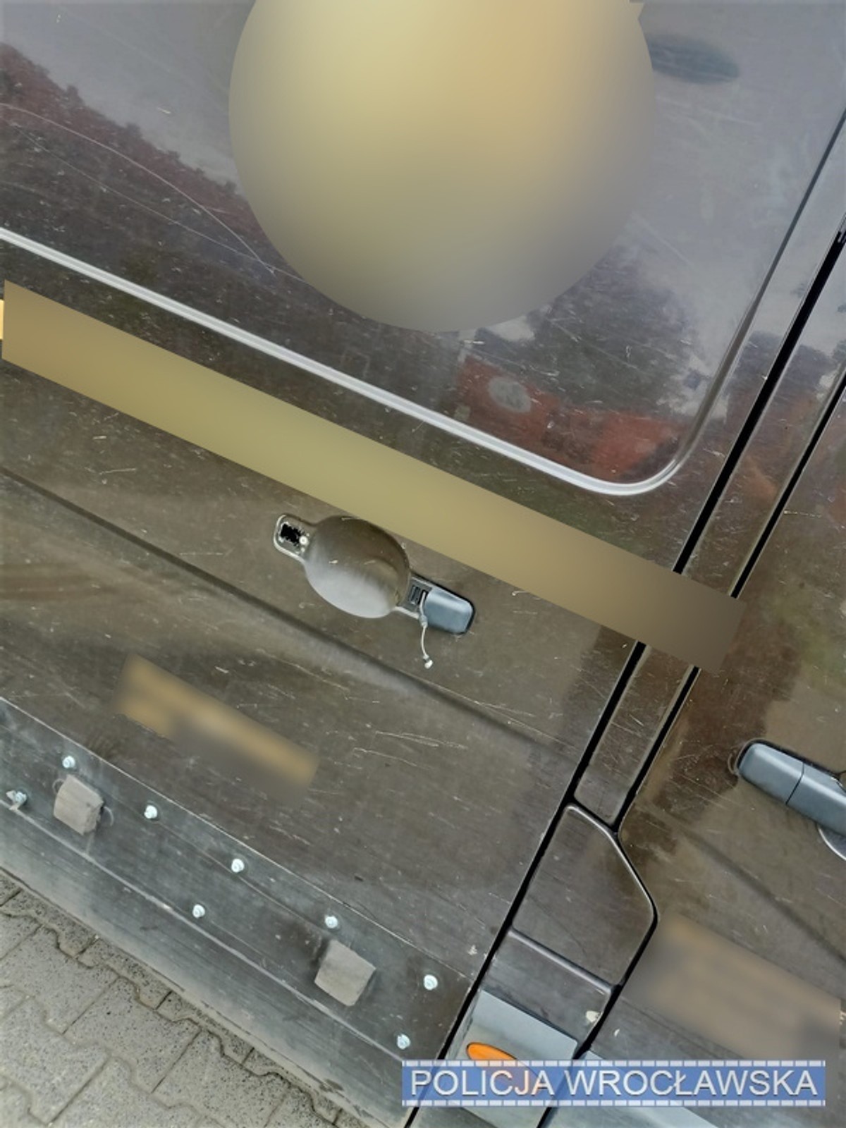 Zdjęcia z kontroli policyjnej