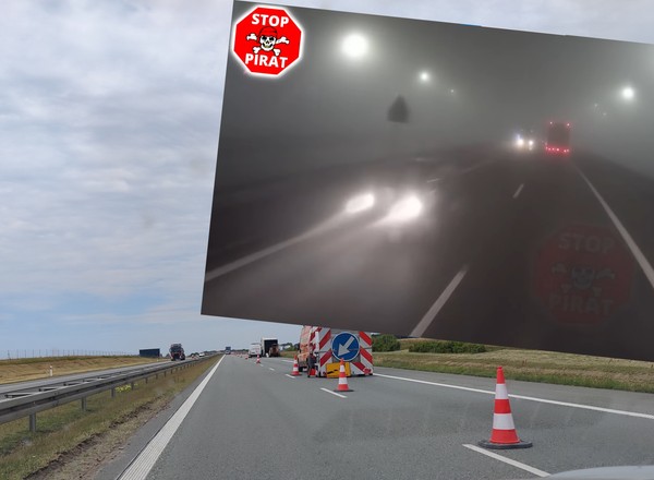 Sznur samochodów jechał pod prąd na S1. Przyczyna daje do myślenia