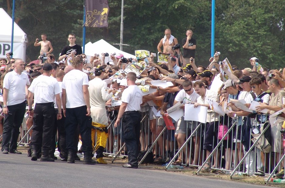 Kubica szalał na torze Poznań (galeria)