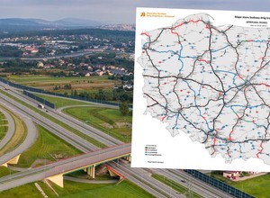 Autostrady, drogi ekspresowe, drogi krajowe i obwodnice w budowie. Aktualny stan