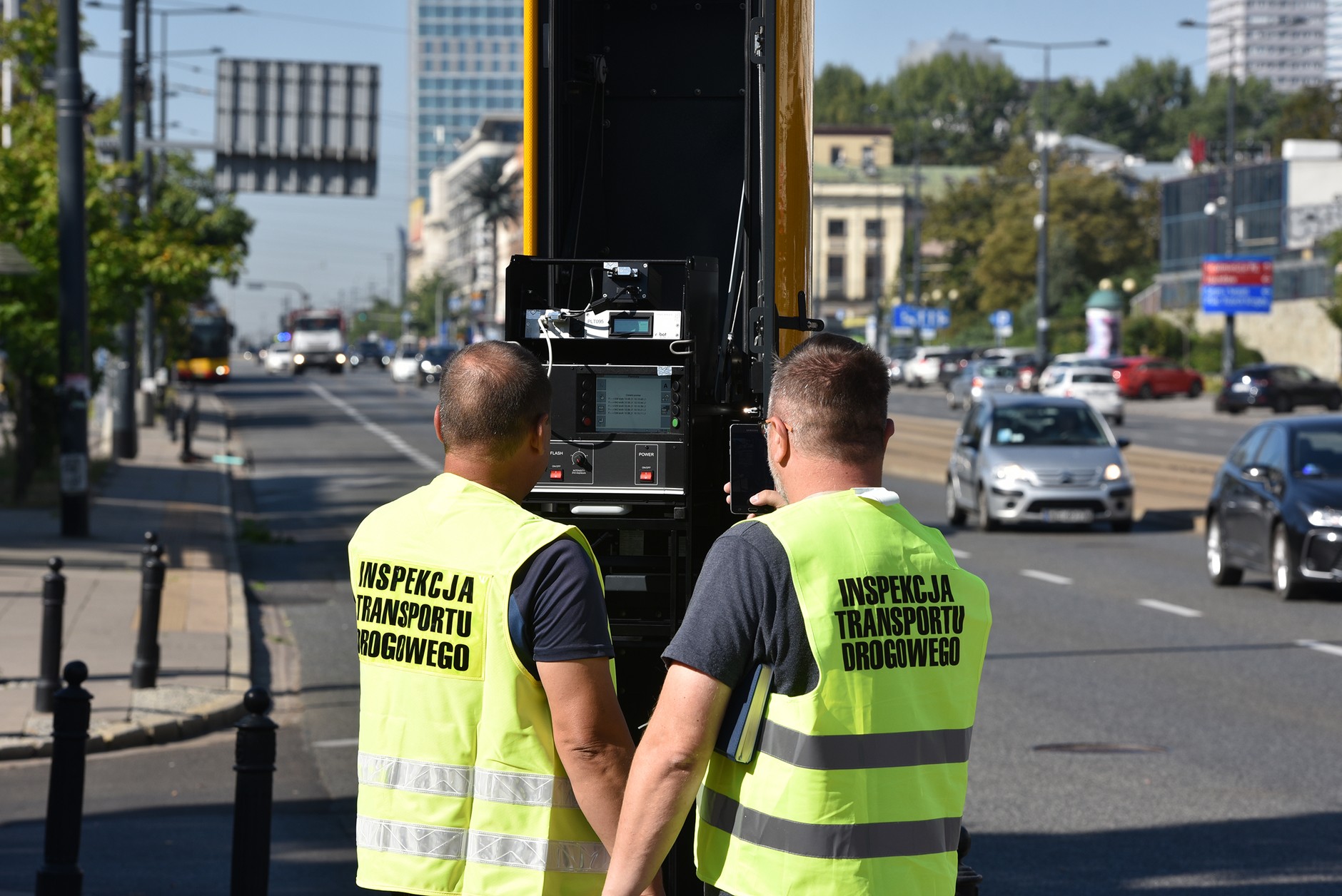 Działają fotoradary na moście Poniatowskiego