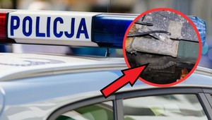 Policjanci zajrzeli pod samochód i oniemieli. "Niezrozumiałe wahania wagi" 