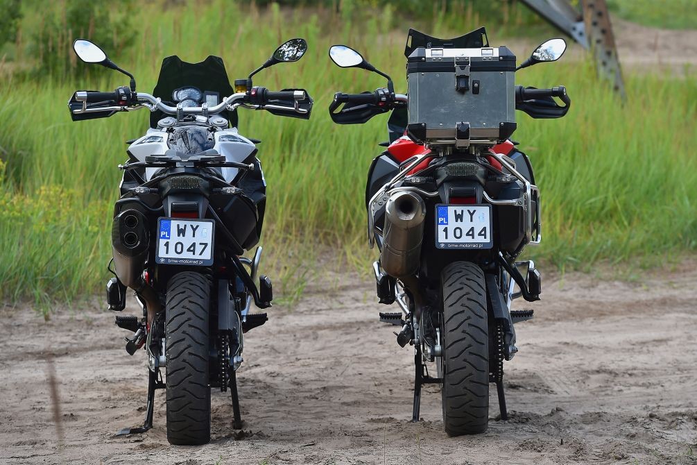 BMW F800GS i BMW F800GS Adventure od tyłu
