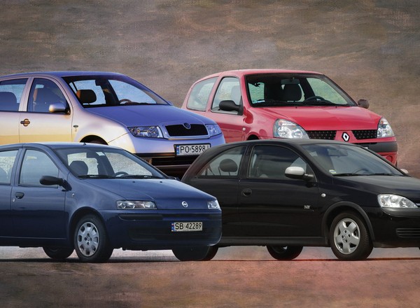 Fiat Punto II, Opel Corsa C, Renault Clio II i Skoda Fabia I – Małe auta za małe pieniądze