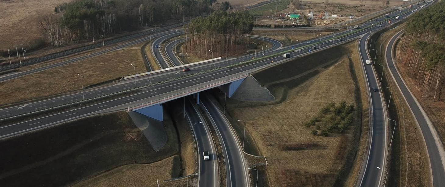 Węzeł na drodze S11/S5 pod Poznaniem