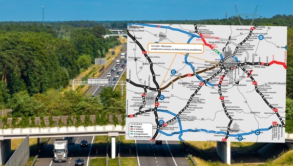Jedna z najważniejszych polskich autostrad zostanie poszerzona. Jest już pierwsza umowa [MAPA]
