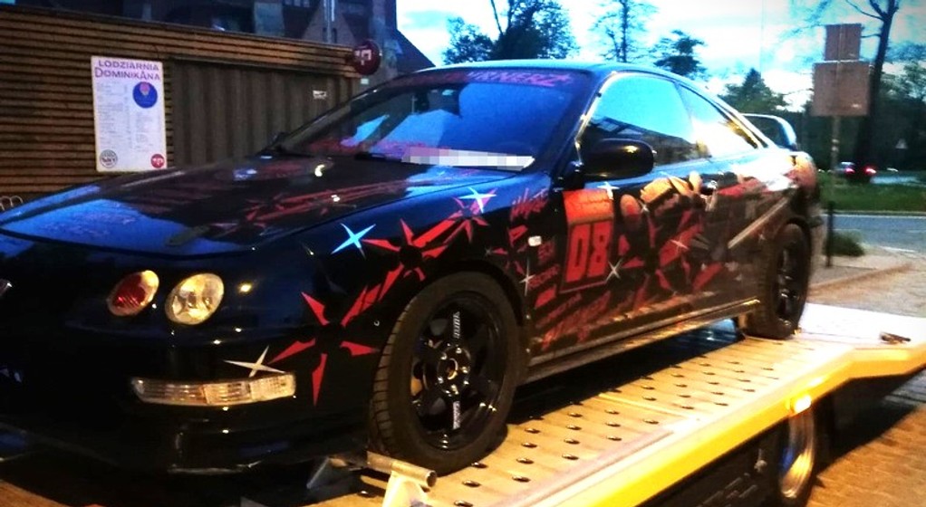 Honda odjechała na lawecie