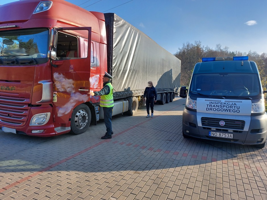 Kontrola transportu dźwigów wykazała sporo przewinień