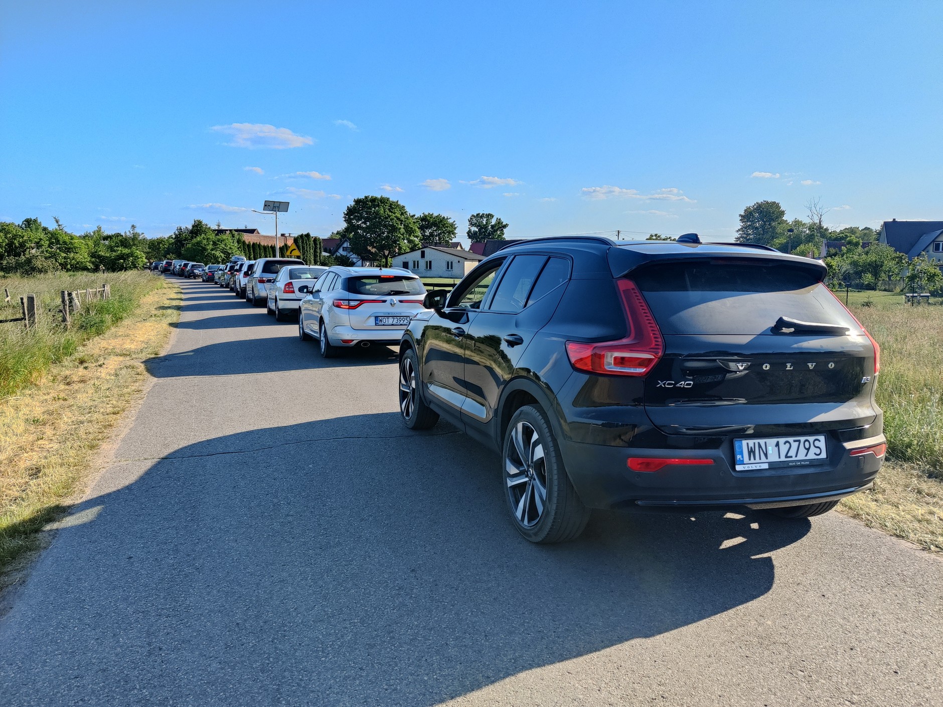 Volvo XC40 B3 podczas wyjazdu na Mazury