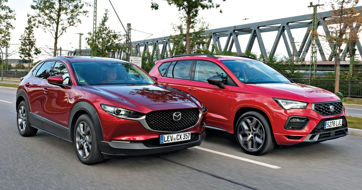 Porównanie: Mazda CX-30 2.0 Skyactiv-X kontra Seat Ateca 2.0 TSI