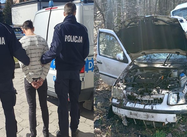 Prowadził, mając aż trzy promile. W rozbitym aucie zostawił 4-letniego syna