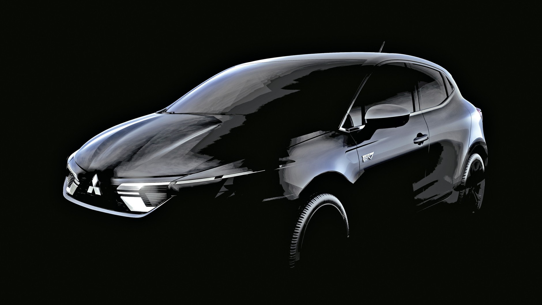 Mitsubishi Colt – szkic modelu przygotowanego na 2023 r.