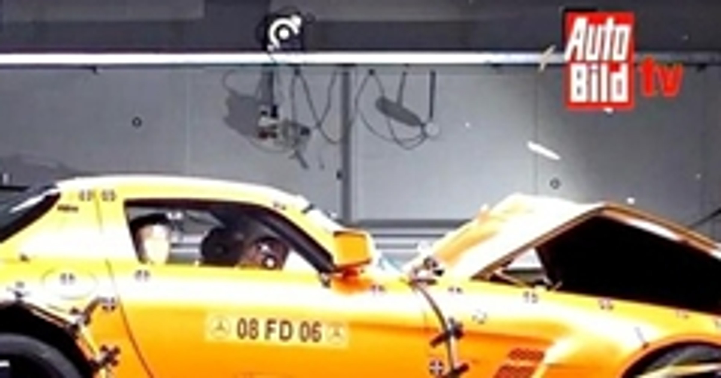 Mercedes SLS AMG rozbity!