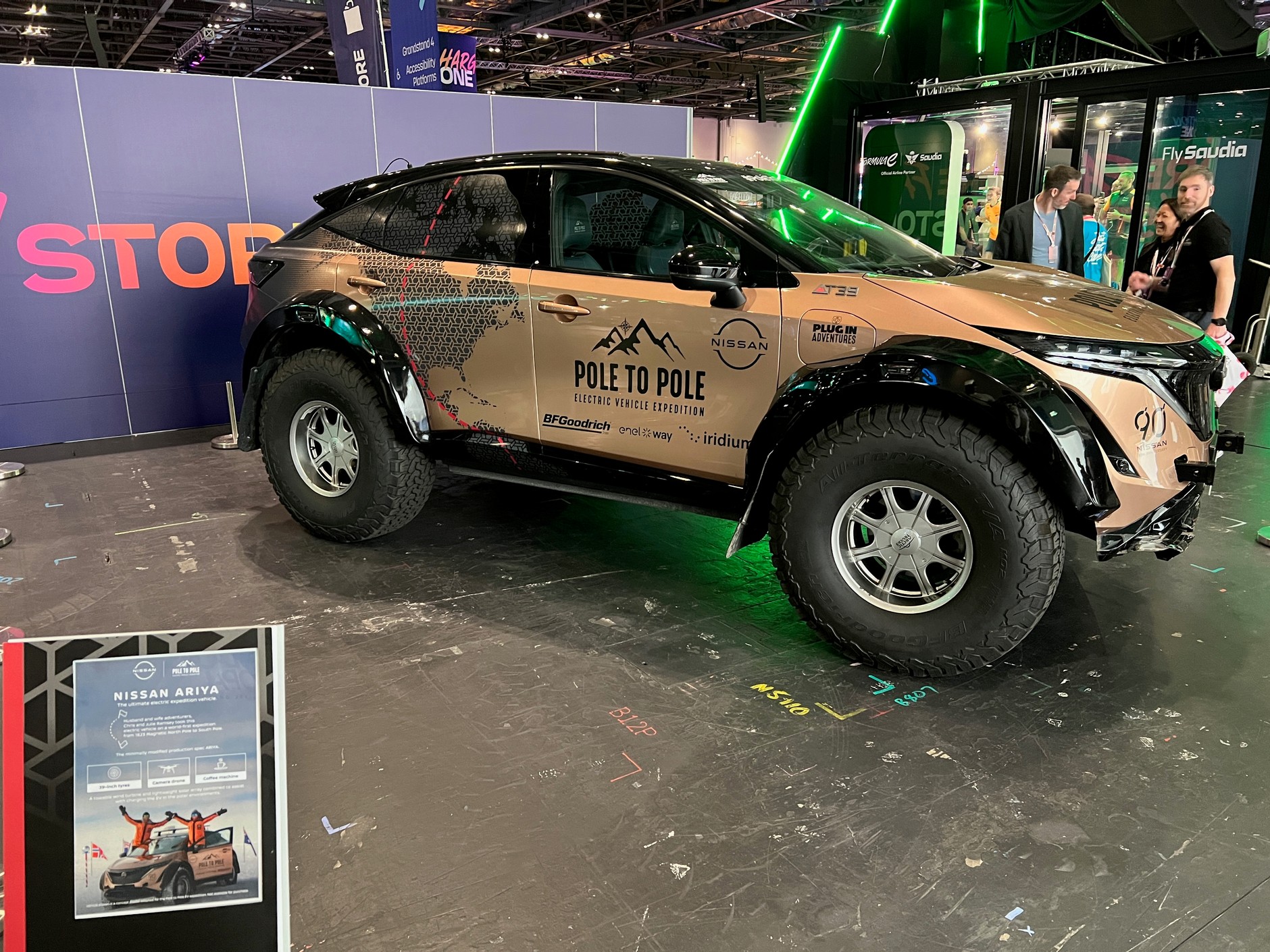 Wyścigi Formuły E na torze ExCel w Londynie