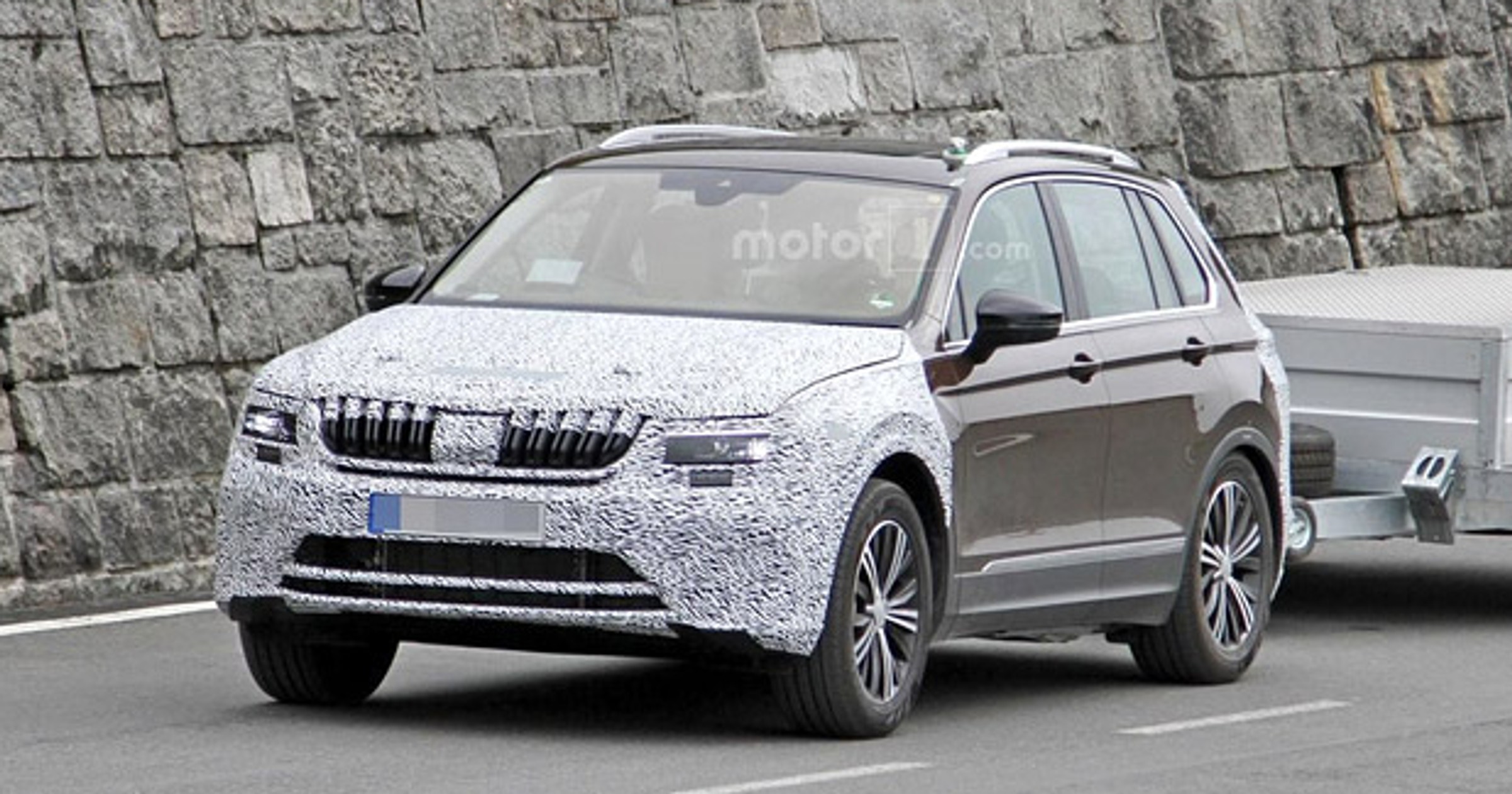 Skoda Yeti II podczas testów