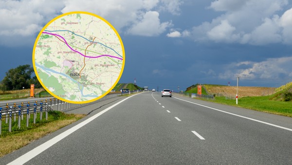 Droga S10 koło Płocka