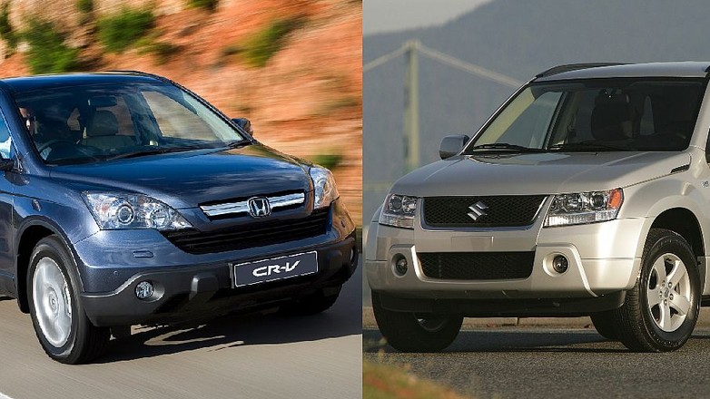 Honda CR-V i Suzuki Grand Vitara