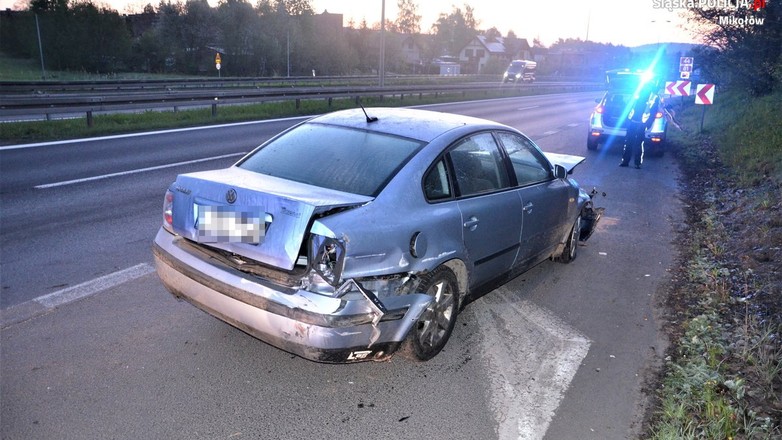 Passat 24-latki po kolizji