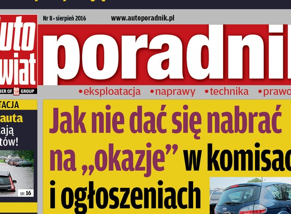 Nowy Auto Świat Poradnik 8/2016 już w sprzedaży