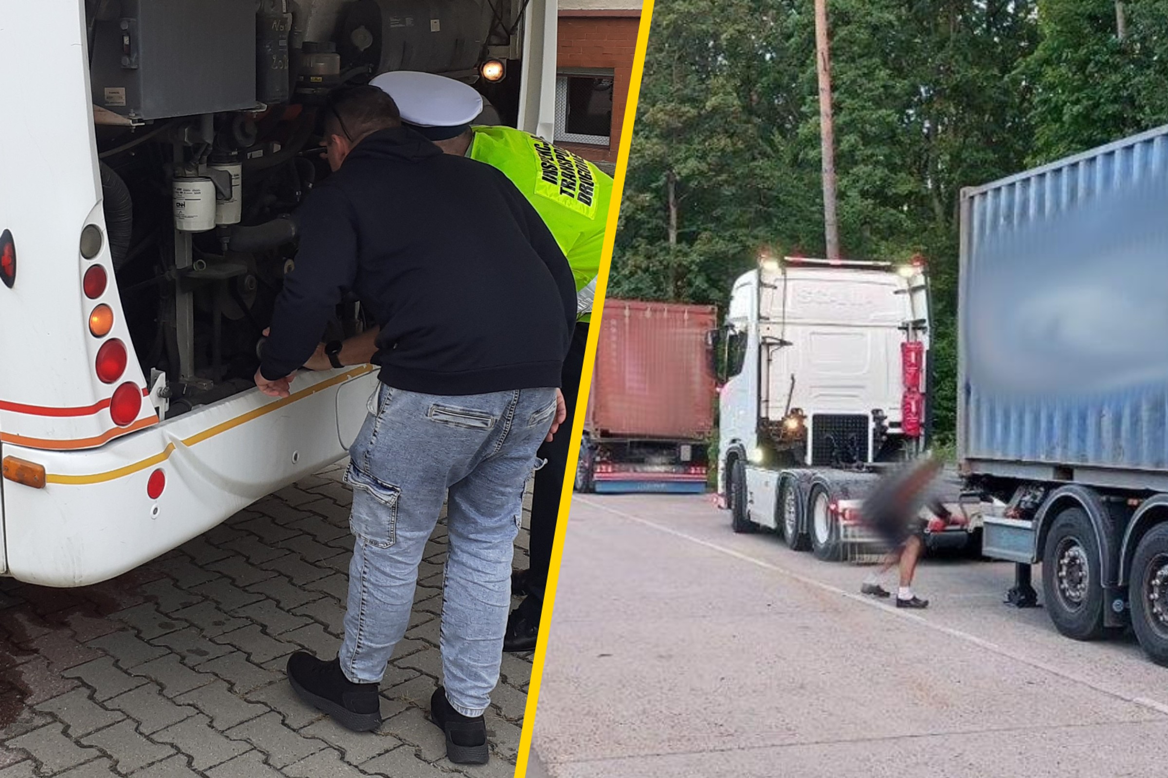 Inspektorzy ITD zatrzymali stonogę. Była za ciężka. No i te wrześniowe kontrole autobusów