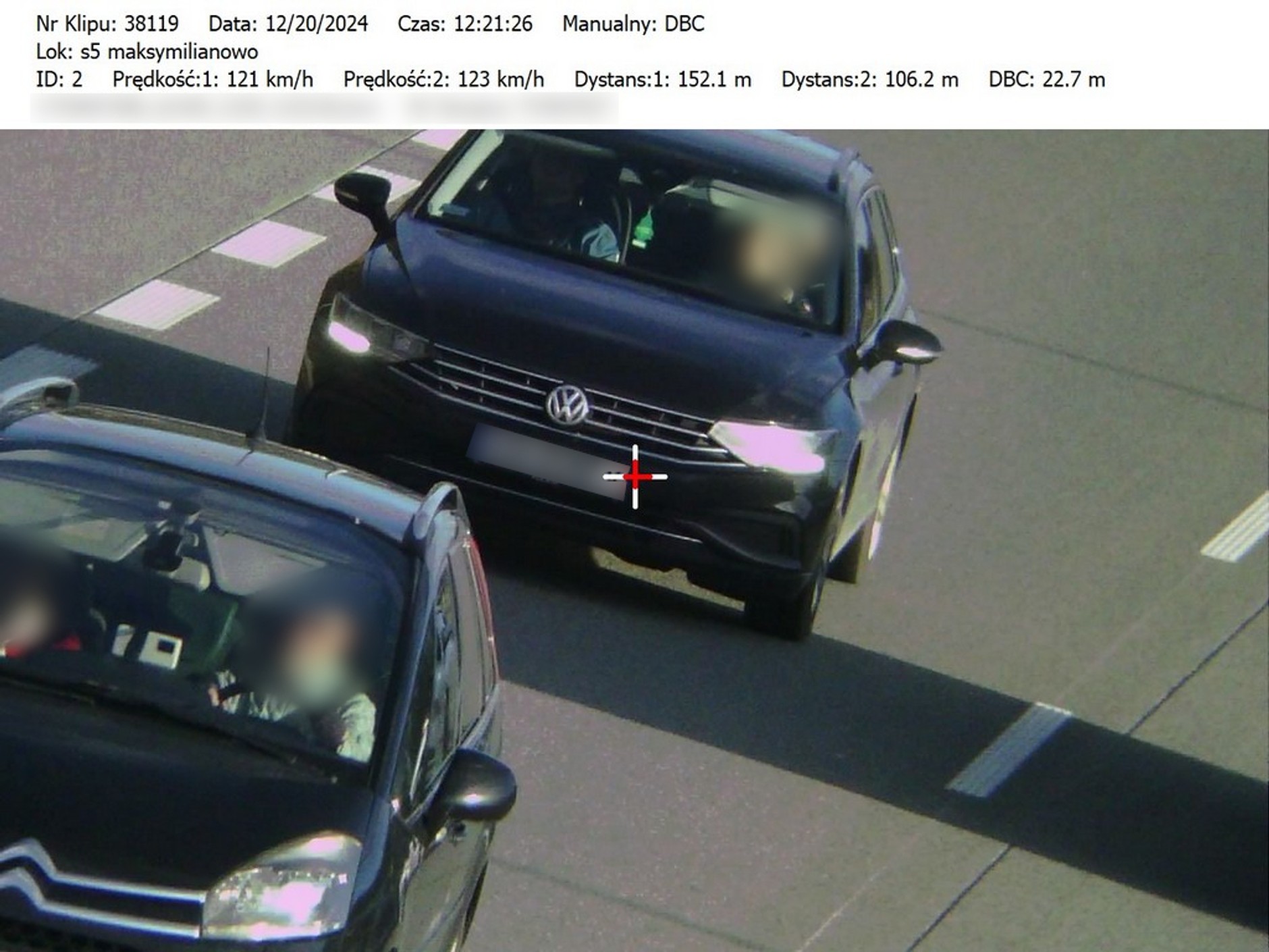 Policjanci kontrolowali odległość między pojazdami na S5