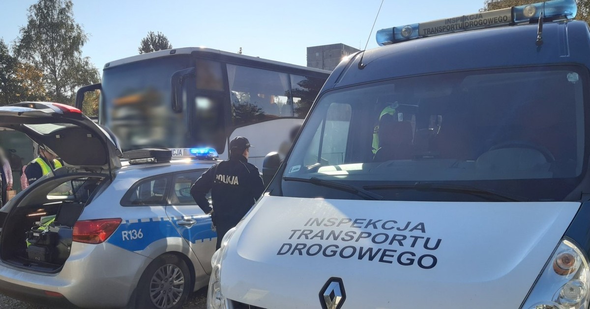 Pijany kierowca autokaru chciał wieźć wycieczkę szkolną