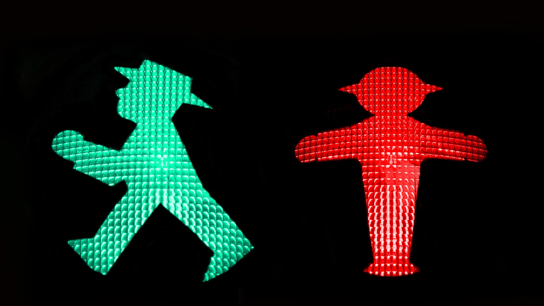 Zaakceptowany wygląd Ampelmanna
