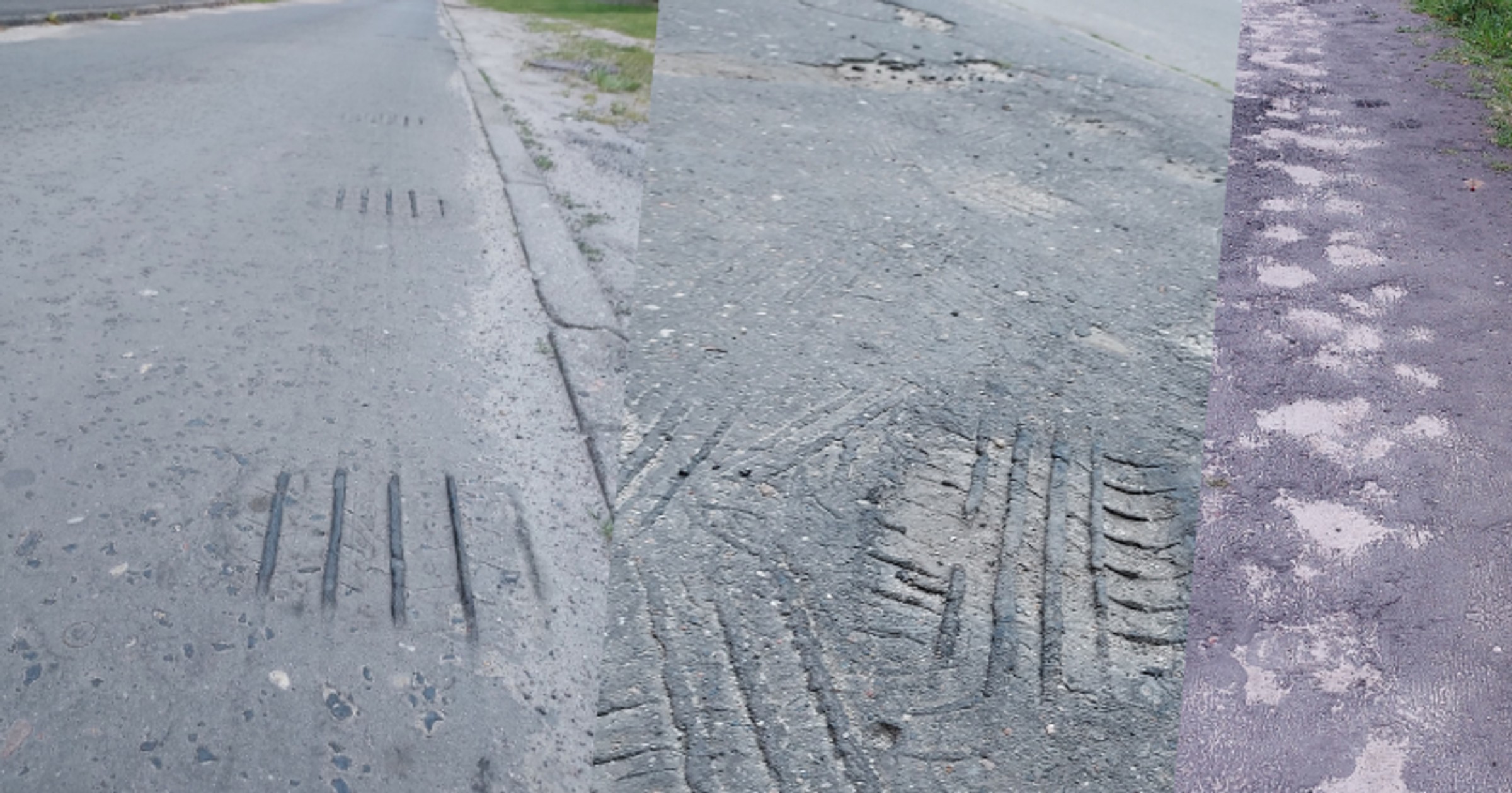 Na rozgrzanym, plastycznym asfalcie samochód może zachowywać się, jak na tafli lodu