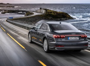 Audi A8 po liftingu – luksusową limuzyną po drogach Norwegii