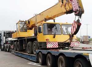Inspektorzy ITD załamali ręce. Żółty żuraw samochodowy musiał trafić na parking