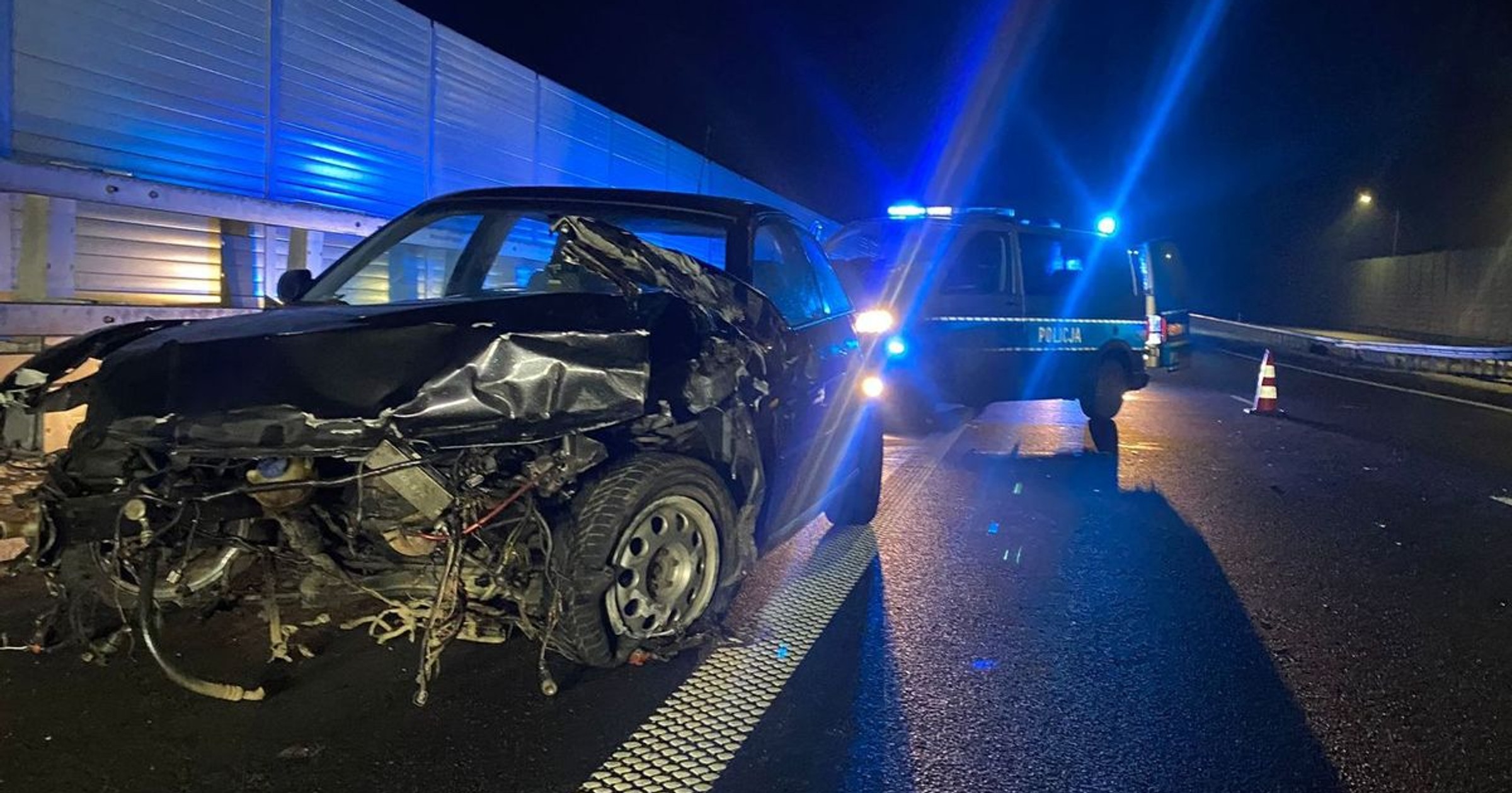 18-latek pod wpływem alkoholu i narkotyków spowodował kolizję na trasie S5