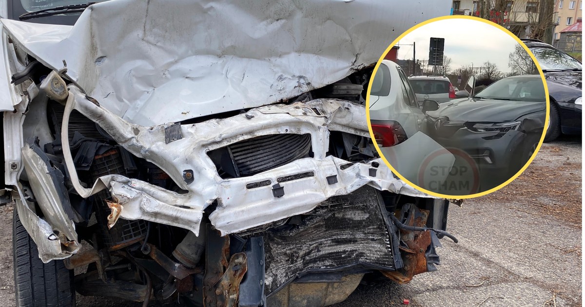 Wypożyczył auto i zniszczył cztery inne. Teraz szuka go policja (Screen: YouTube/StopCham)