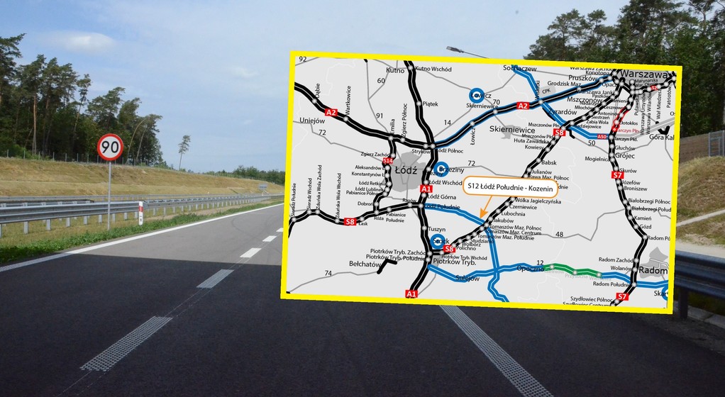 GDDKiA wybuduje łącznik na trasie S8. Poprawi płynność ruchu na A1 i A2