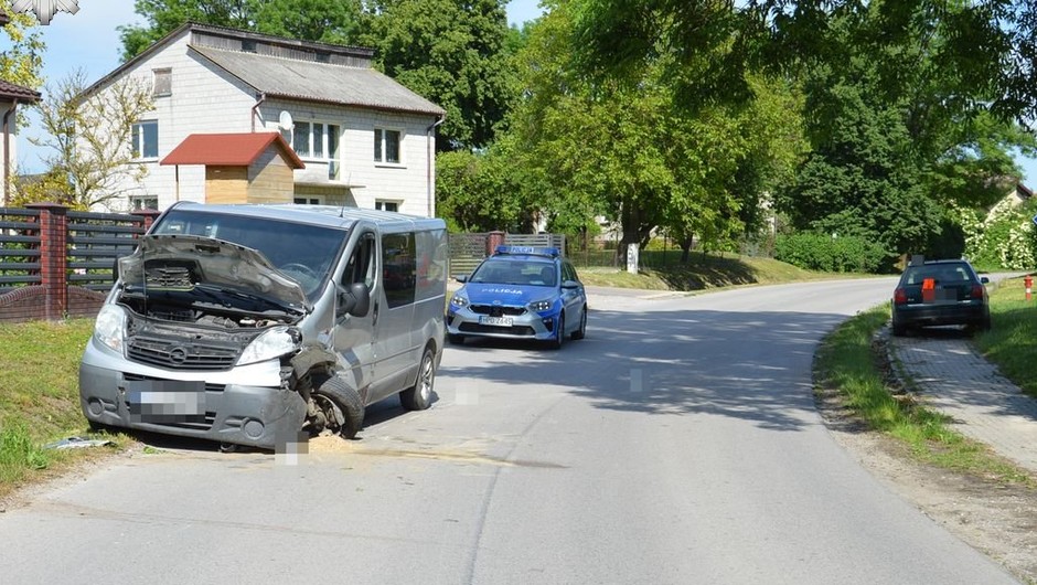 Kierowca Audi uderzył w Opla. Miał 3,5 promila