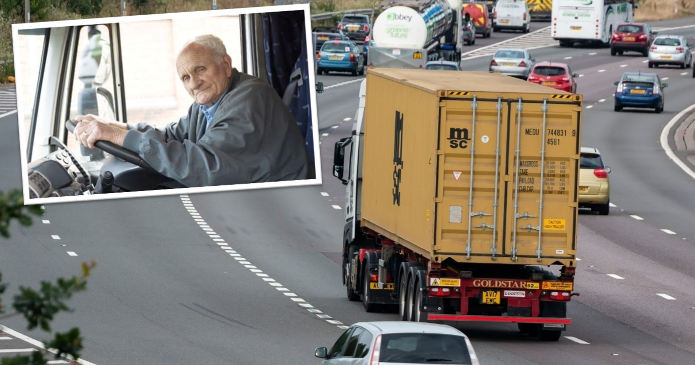 90-latek z Wielkiej Brytanii wciąż jeździ swoją ciężarówką