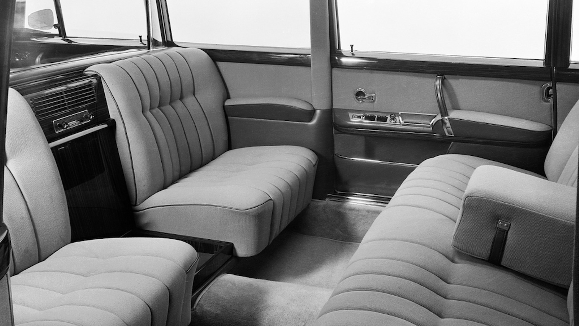 Mercedes 600 (W 100), wnętrze
