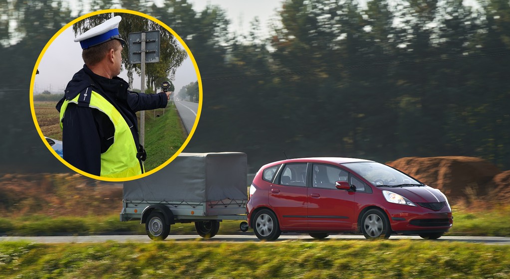 Ograniczenia prędkości dla pojazdu z przyczepą