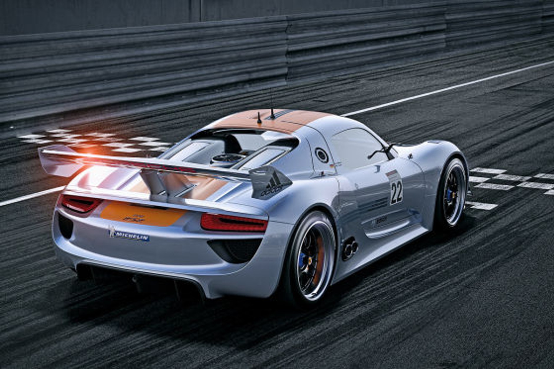 Porsche 918 RSR Detroit Motor Show 2011