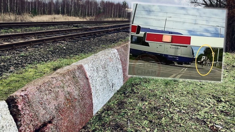 Sekundy dzieliły hulajnogistę od śmierci (Screen: YouTube/Stop Cham)