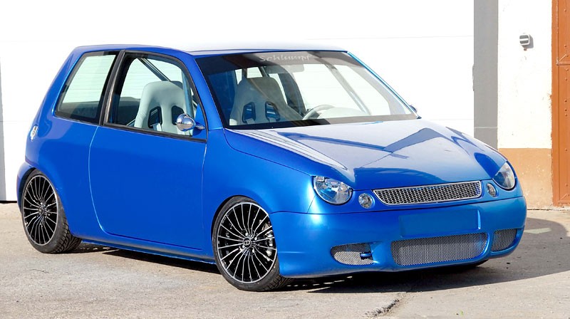 Garaż tunera: VW Lupo – wózek Papy Smerfa
