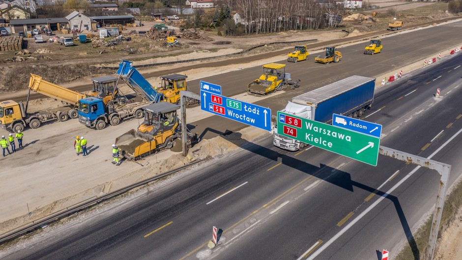 Budowa A1 Tuszyn - Piotrków