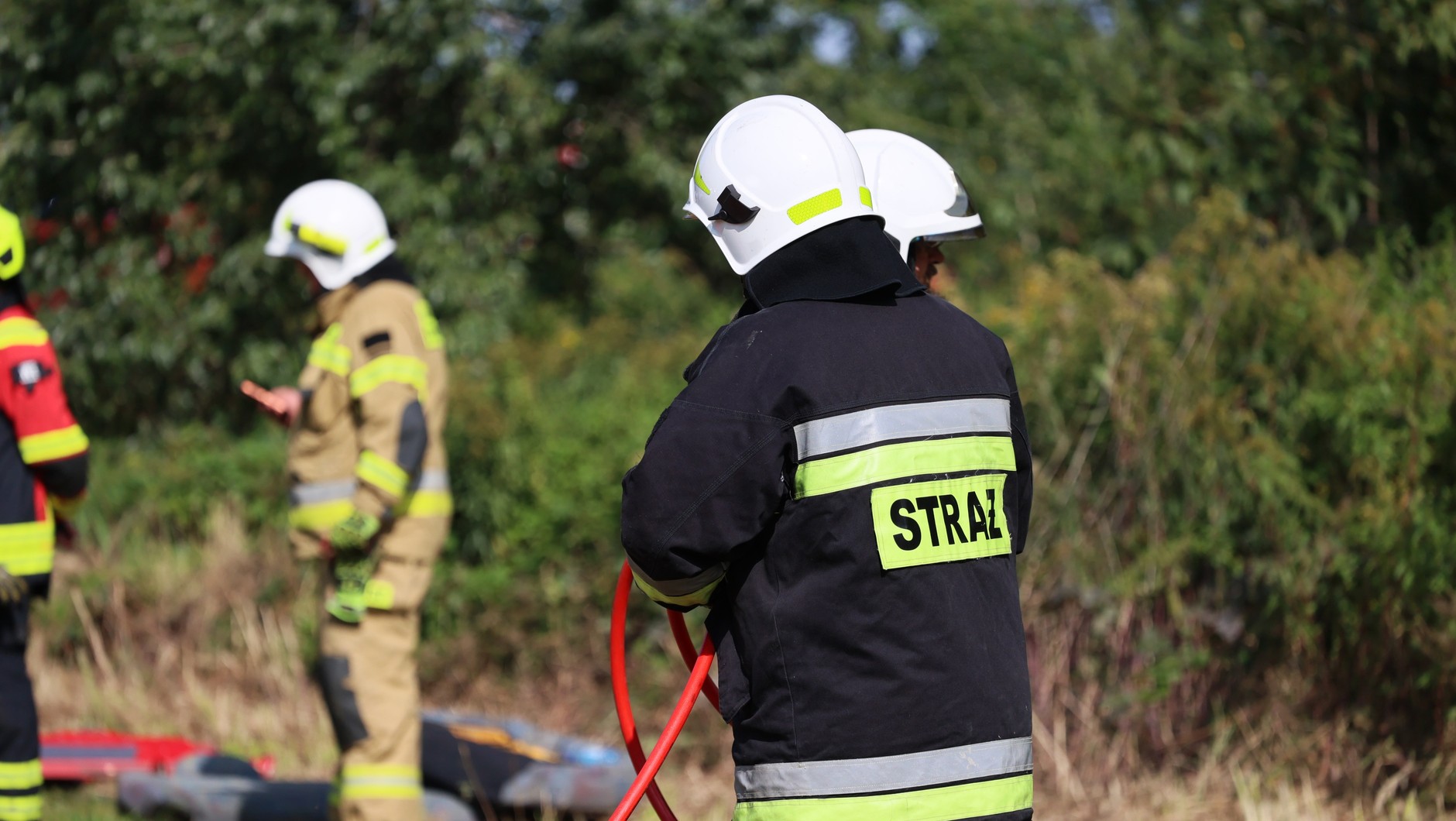 Członkowie Ochotniczej Straży Pożarnej