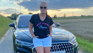 Piękne Audi! Męża czy tatusia? Kobiety też mogą być dziennikarzami motoryzacyjnymi