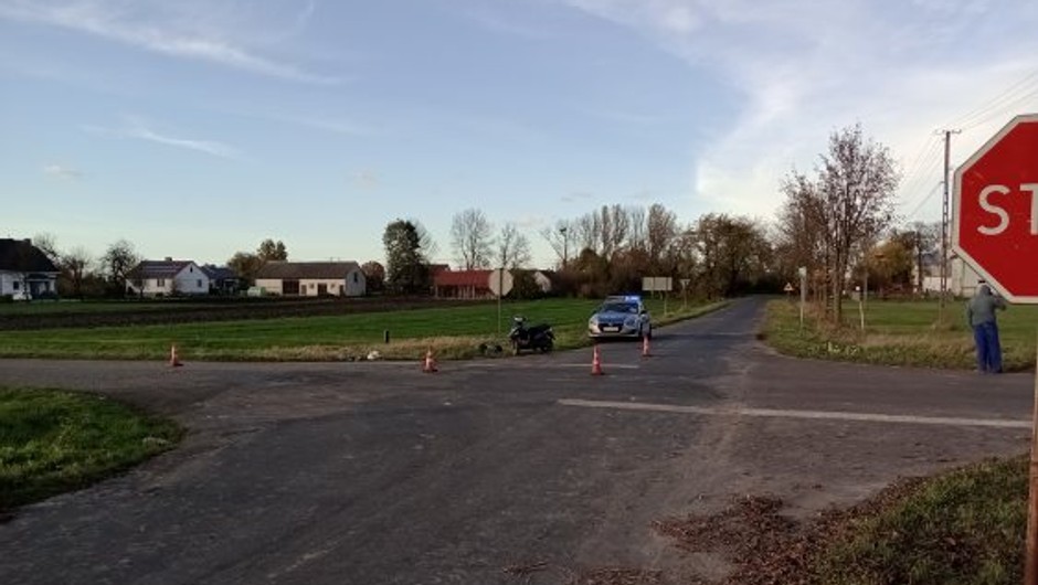 47-latka na motorowerze spowodowała wypadek w Szczepiatynie