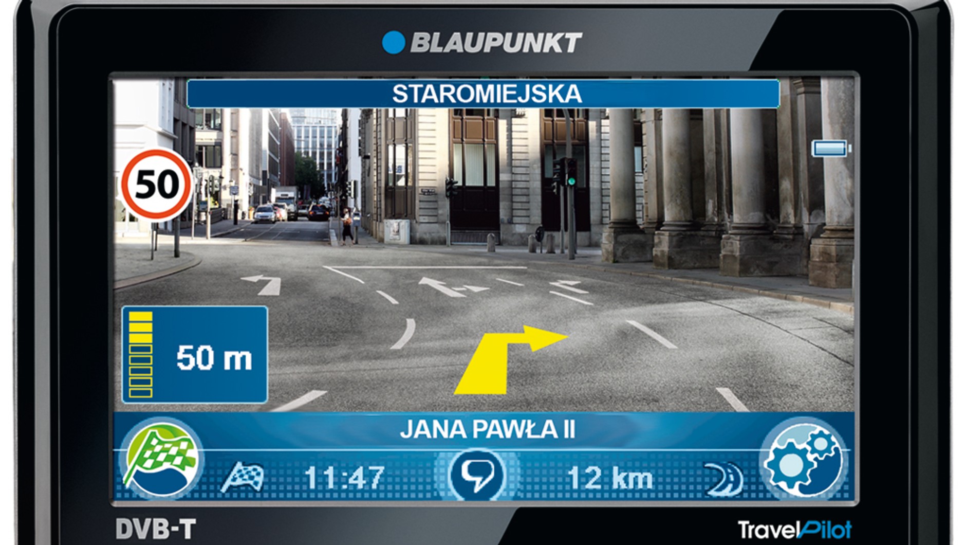 Blaupunkt Travel Pilot 700 zintegrowany z kamerą