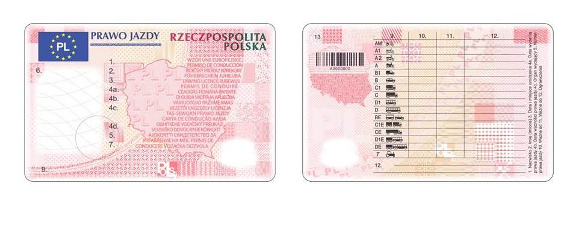 Nowy wzór prawa jazdy