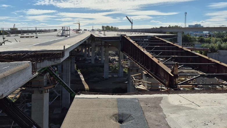 Estakada na węźle Mistrzejowice