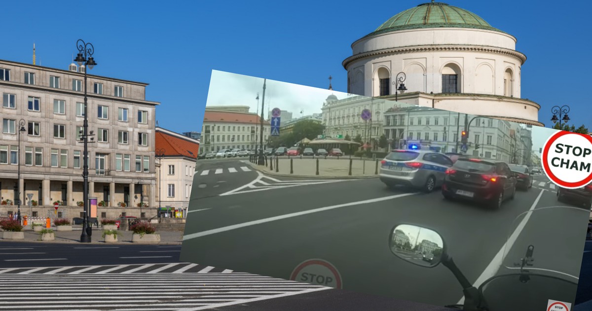 "Są równi i równiejsi" - komentują zdarzenie internauci (fot. Youtube/STOPCHAM)