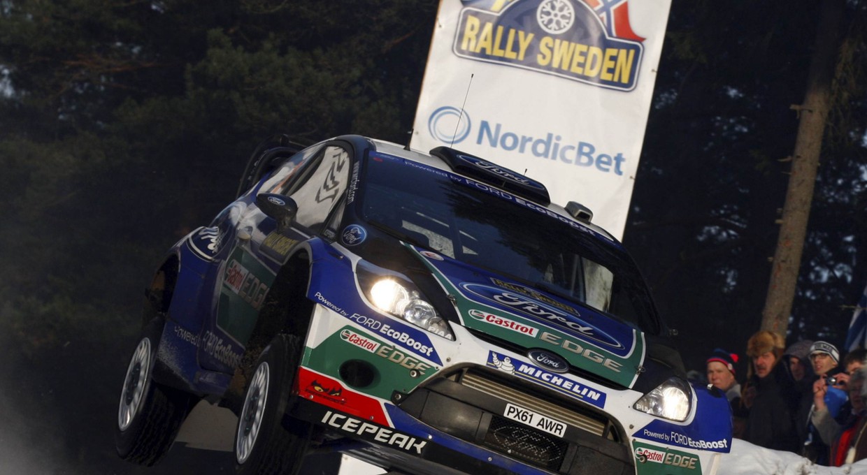 Rajd Szwecji 2012: Latvala szalał Fordem po śniegu