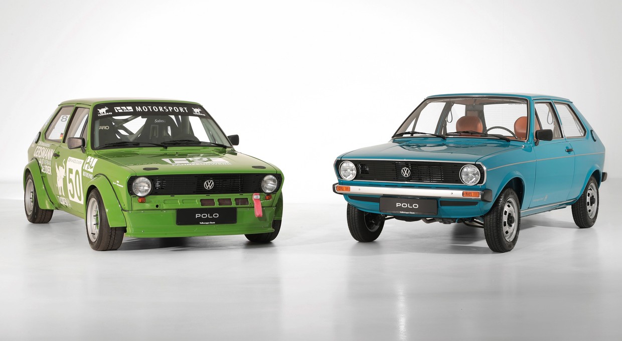 Volkswagen Polo skończył 50 lat. Dwa auta z pierwszej generacji trafiły na wystawę